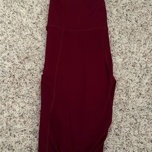 American Eagle Outfitters Deep Red Leggings